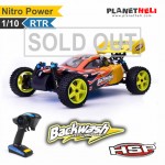 HSP RC Buggy BACKWASH Ball Version Two-Speed 4wd FULL Propo 1/10 Scale Nitro Power RTR Ready To Run with 2.4Ghz TX